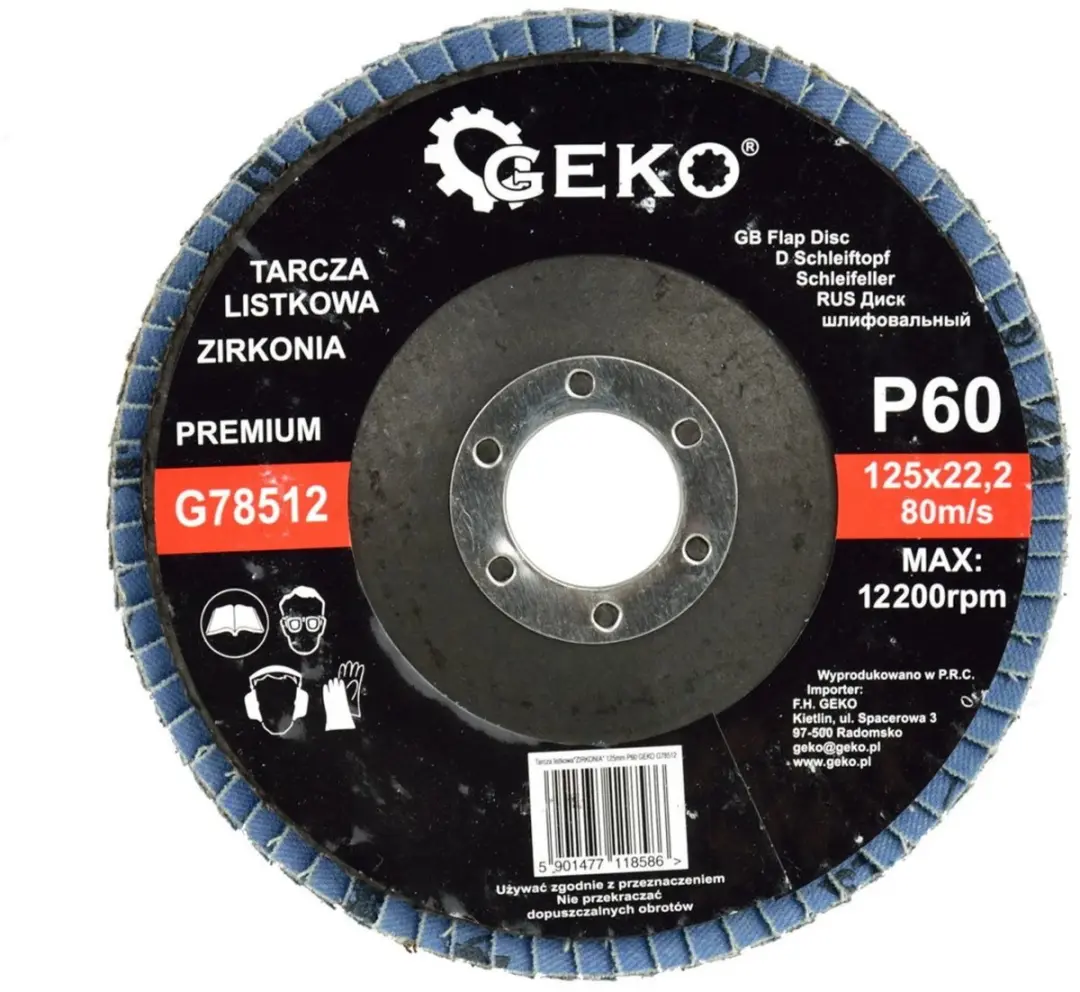 GEKO Zirconia schuurdisc