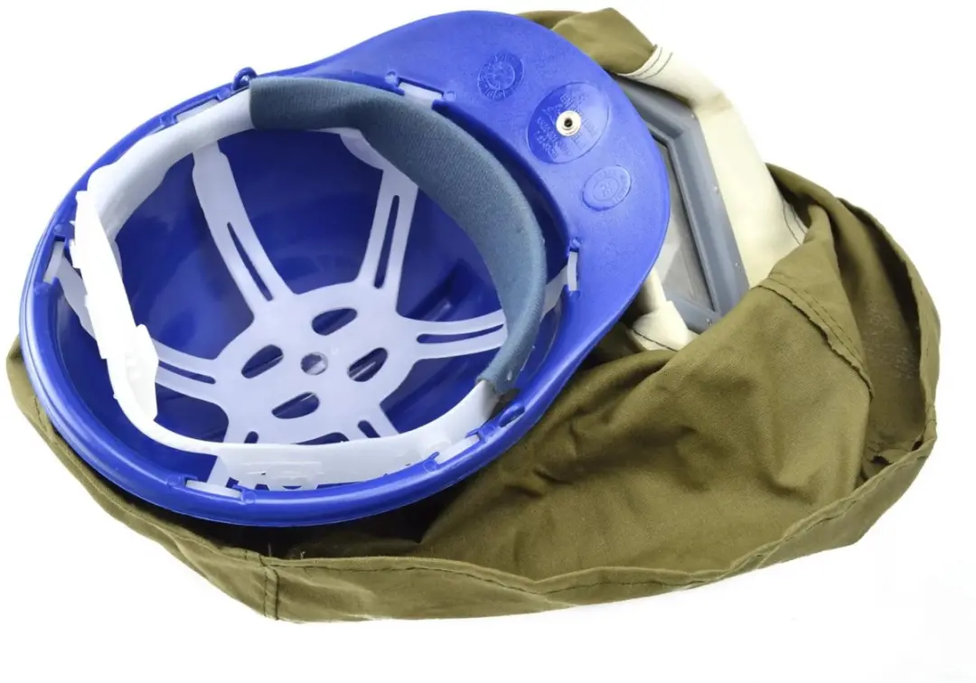 GEKO Zandstraalhelm Katoen - Verstelbaar 45 cm - Grijs - afbeelding 3 van 6