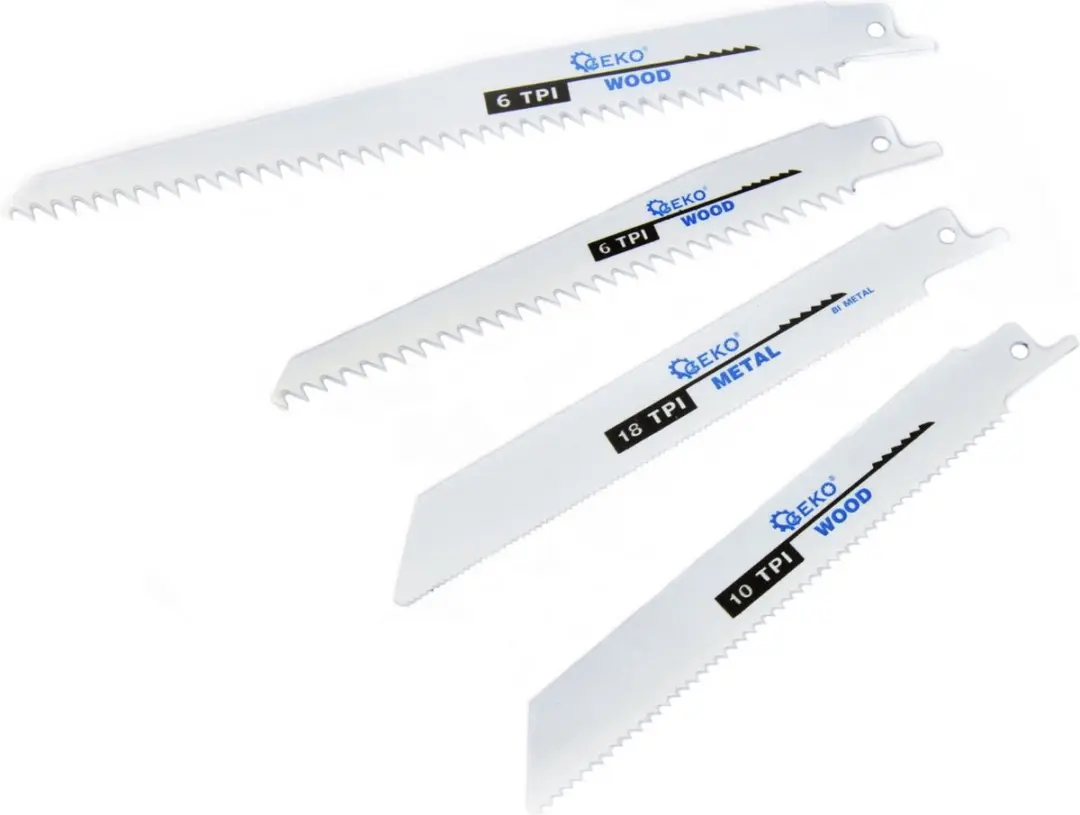 GEKO G01255 Bi-metaal Zaagbladen Set - 10 stuks - afbeelding 5 van 6