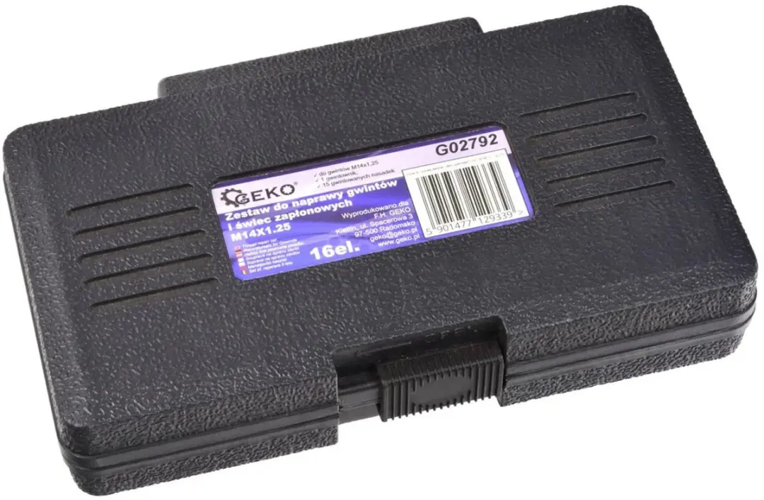 Geko G02792 Bougie Herstel Set - M14x1.25 - 16 Stuks - afbeelding 4 van 6