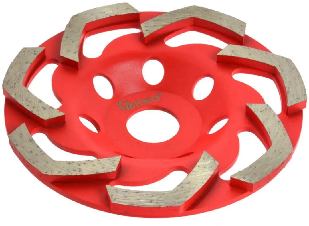 GEKO Diamant Turbo Slijpschijf 125mm - Rood - afbeelding 2 van 4