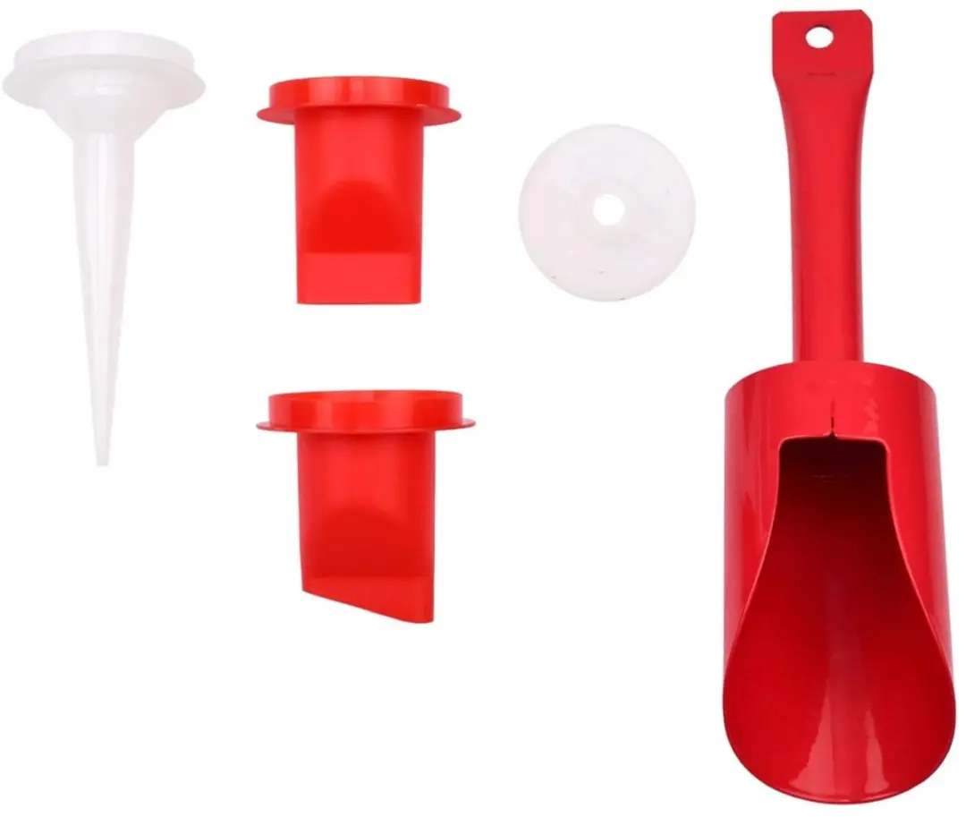 GEKO Aluminium kitpistool 600ml - Inclusief 3 spuitmonden en spatel - afbeelding 2 van 6