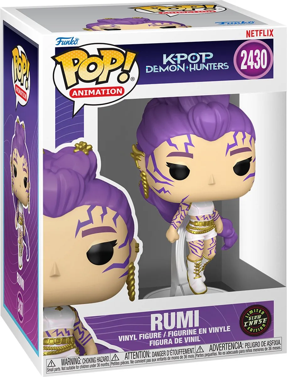 Funko POP! Animation KPOP Demon Hunters Rumi - Glow in the dark variant