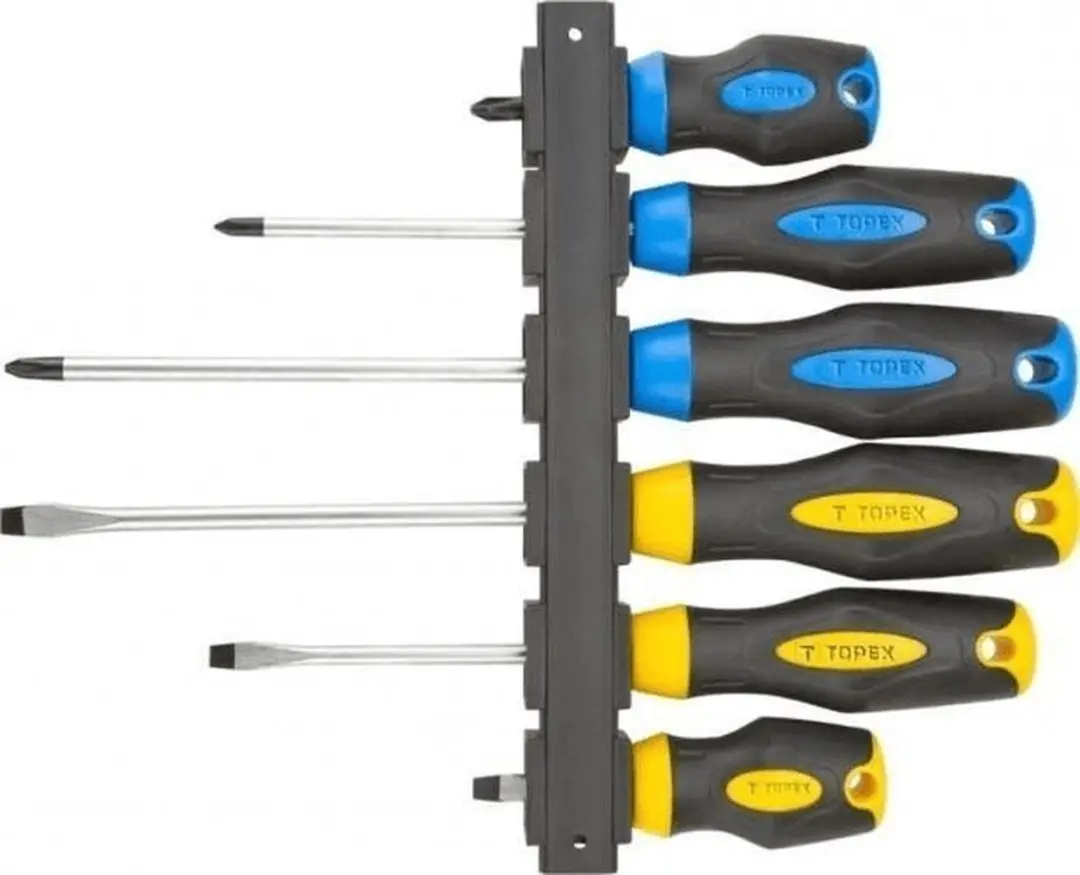 Topex Schroevendraaierset 9-delig - Magnetische Punt - afbeelding 5 van 5