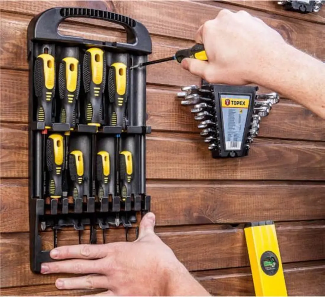 Topex Schroevendraaierset 9-delig - Magnetische Punt - afbeelding 3 van 5