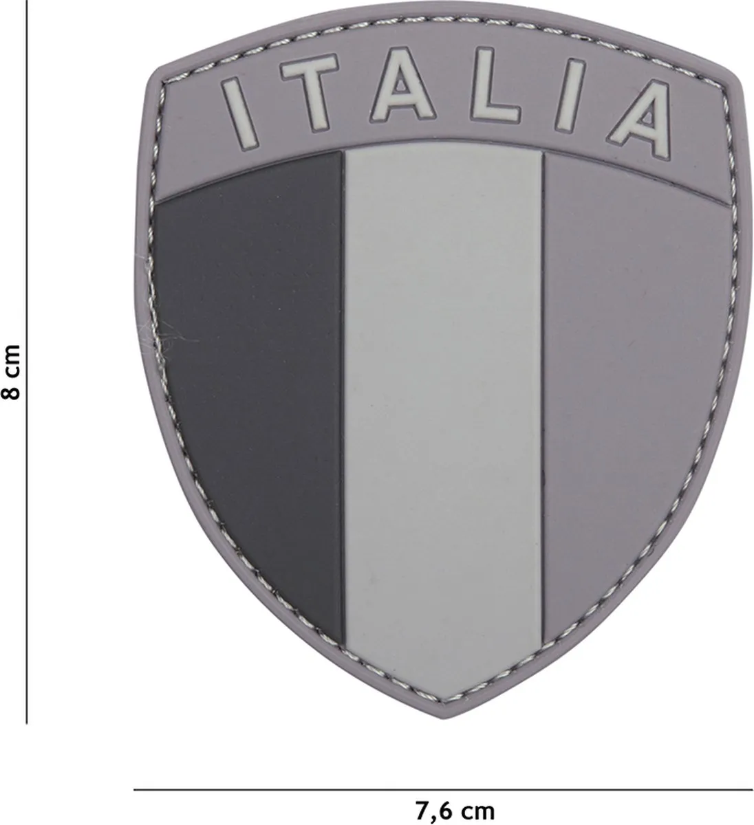 101 Inc Embleem 3D PVC Italia Grijs