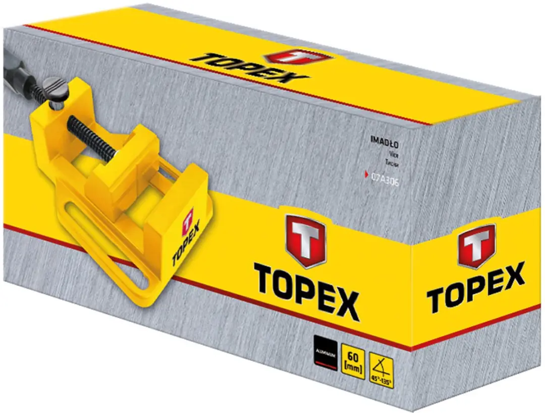 Topex Bankschroef 07A306 - 60x65mm - afbeelding 2 van 2