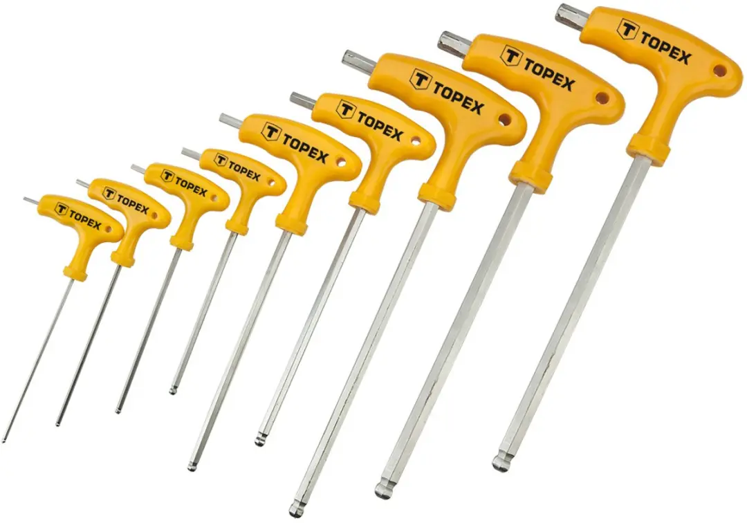 Topex Torx T-sleutelset T10-T50
