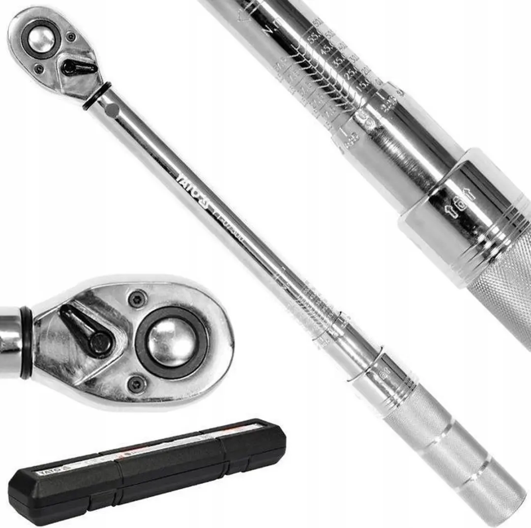Yato YT-07500 Draaimomentsleutel 3/8" 10-60 Nm - Staal - afbeelding 2 van 6