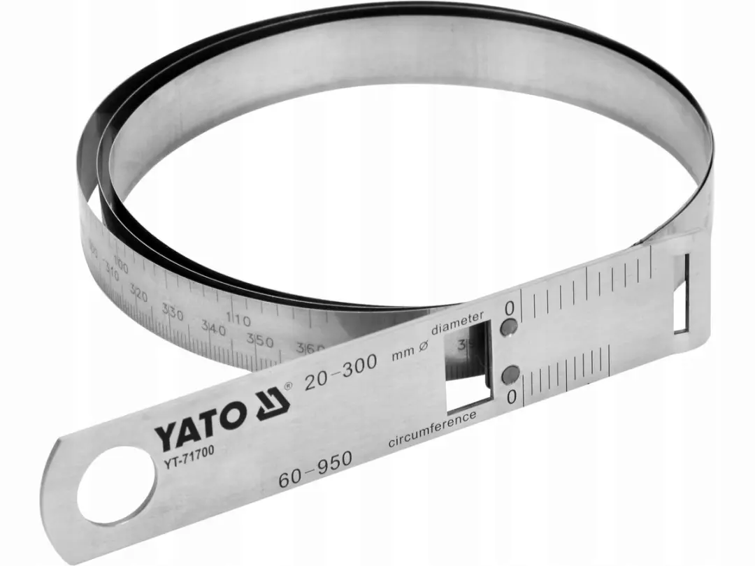 Yato YT-71700 Roestvrijstalen Meetlint 20-300mm