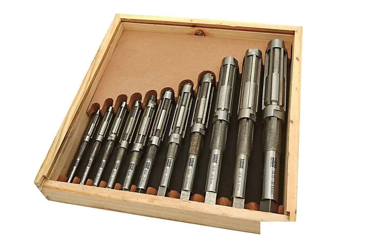 HBM 11-delige Verstelbare Ruimerset 12-35mm Metaal