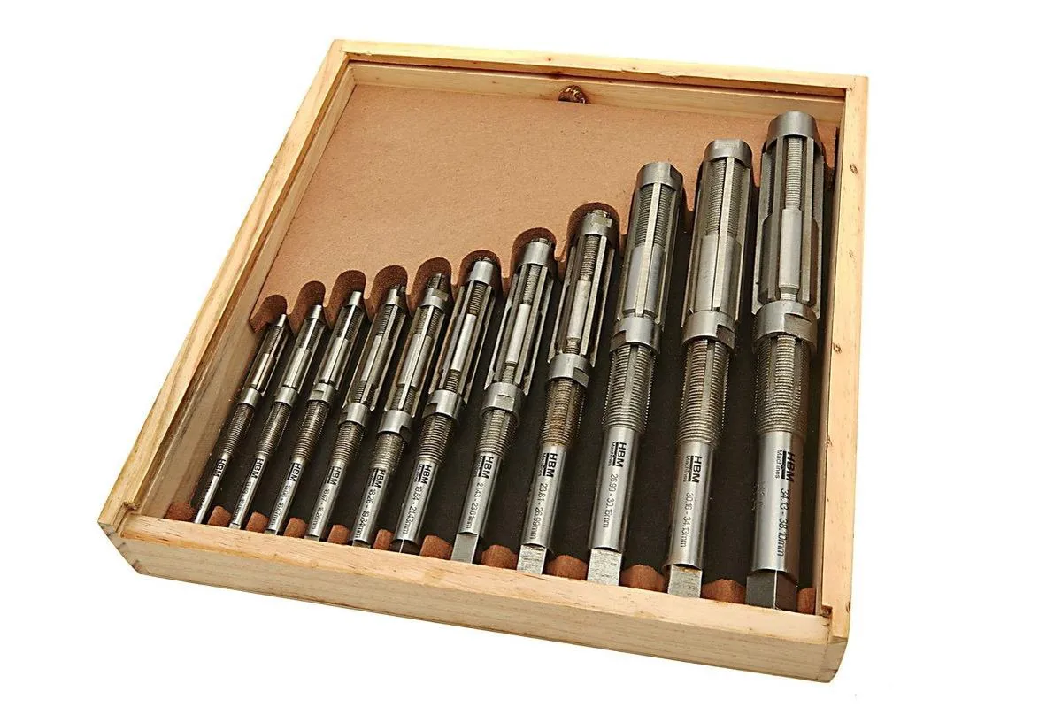 HBM 11-delige Verstelbare Ruimerset 12-35mm Metaal