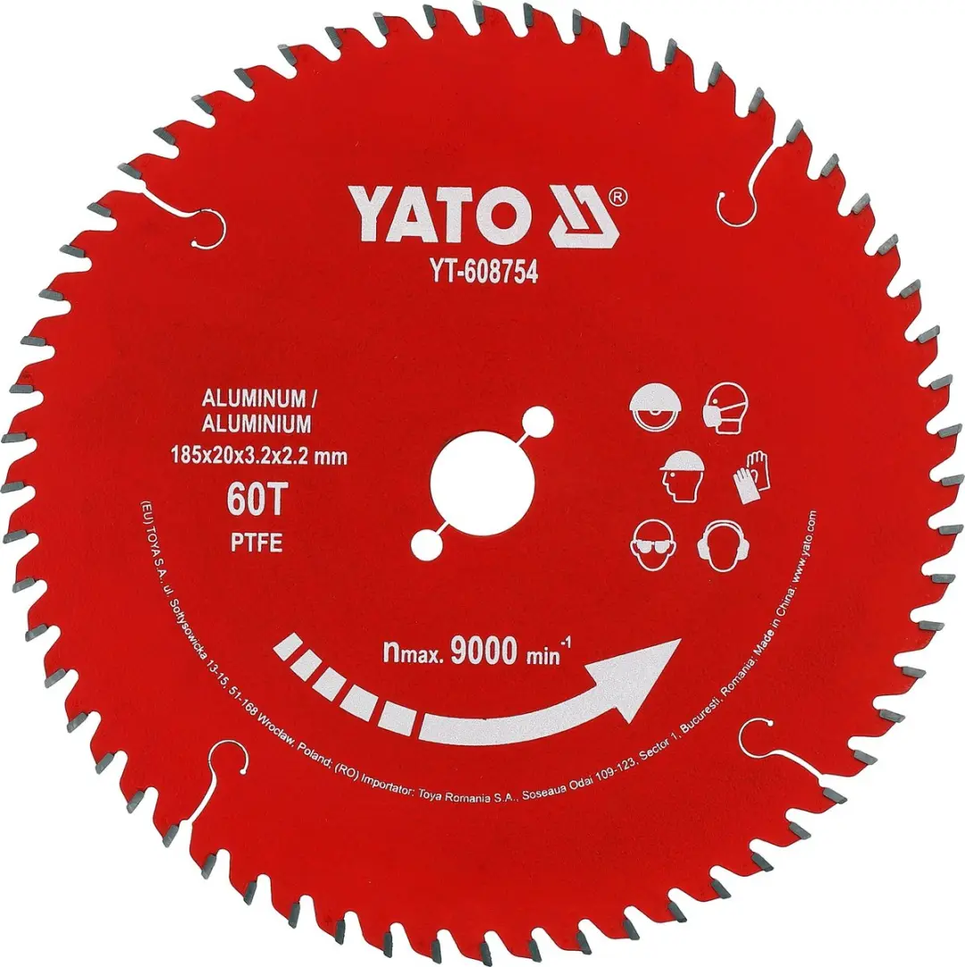 YATO TCT Cirkelzaagblad voor Aluminium