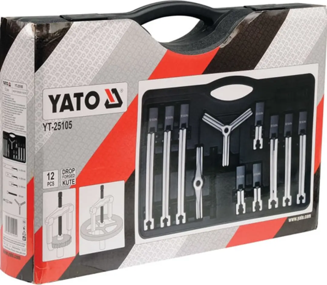 Yato Universele Poelietrekkerset YT-25105 - 12 st - afbeelding 3 van 3