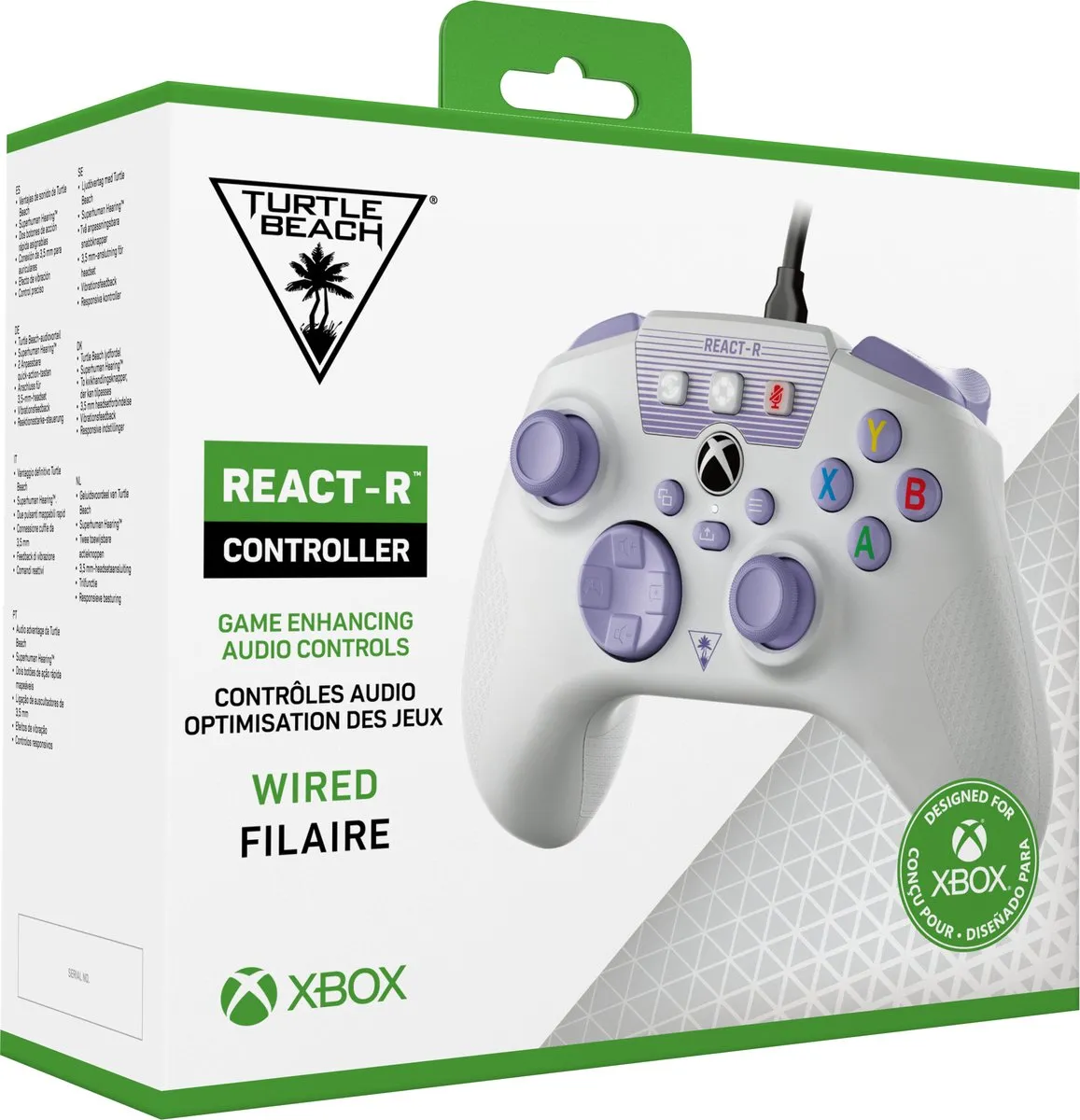 Turtle Beach REACT-R TURA30.BX.GADB Controller - Xbox Series X|S/One/PC - Wit