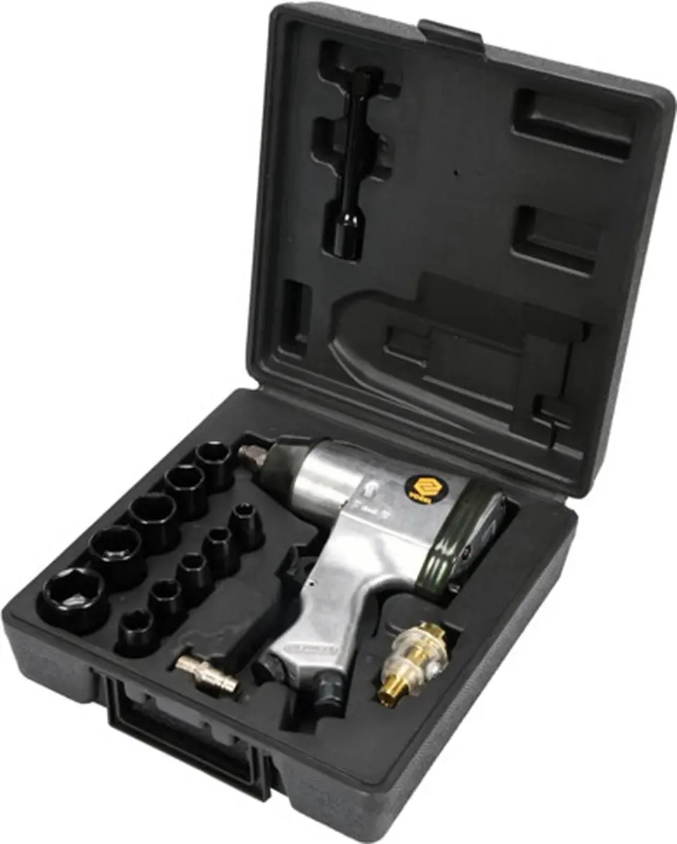 VOREL vidaXL 16-delige Pneumatische accessoireset 1/2'' - afbeelding 3 van 5
