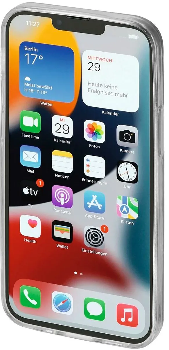 Hama Crystal Clear Cover Hoesje iPhone 13 Pro Max - 00196981 - Transparant - afbeelding 2 van 6