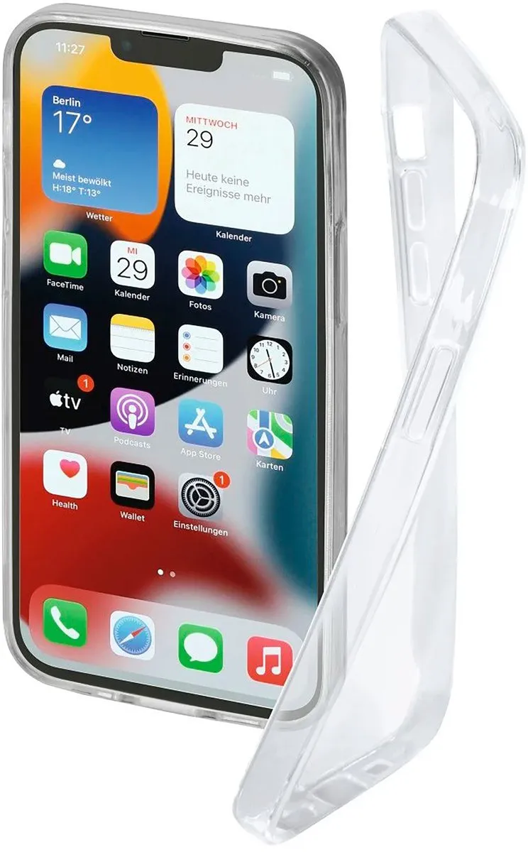 Hama Crystal Clear Cover Hoesje iPhone 13 Pro Max