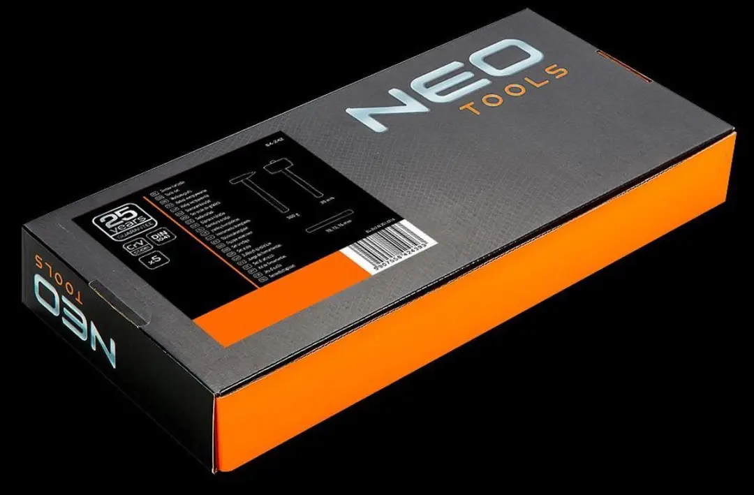 Neo Tools Hamer En Koudbeitelset 5 Delig Inleglade Koudbeitel 10,13,16mm Bankhamer 300gr Terugslag Vrije Hamer 300gr - afbeelding 3 van 5