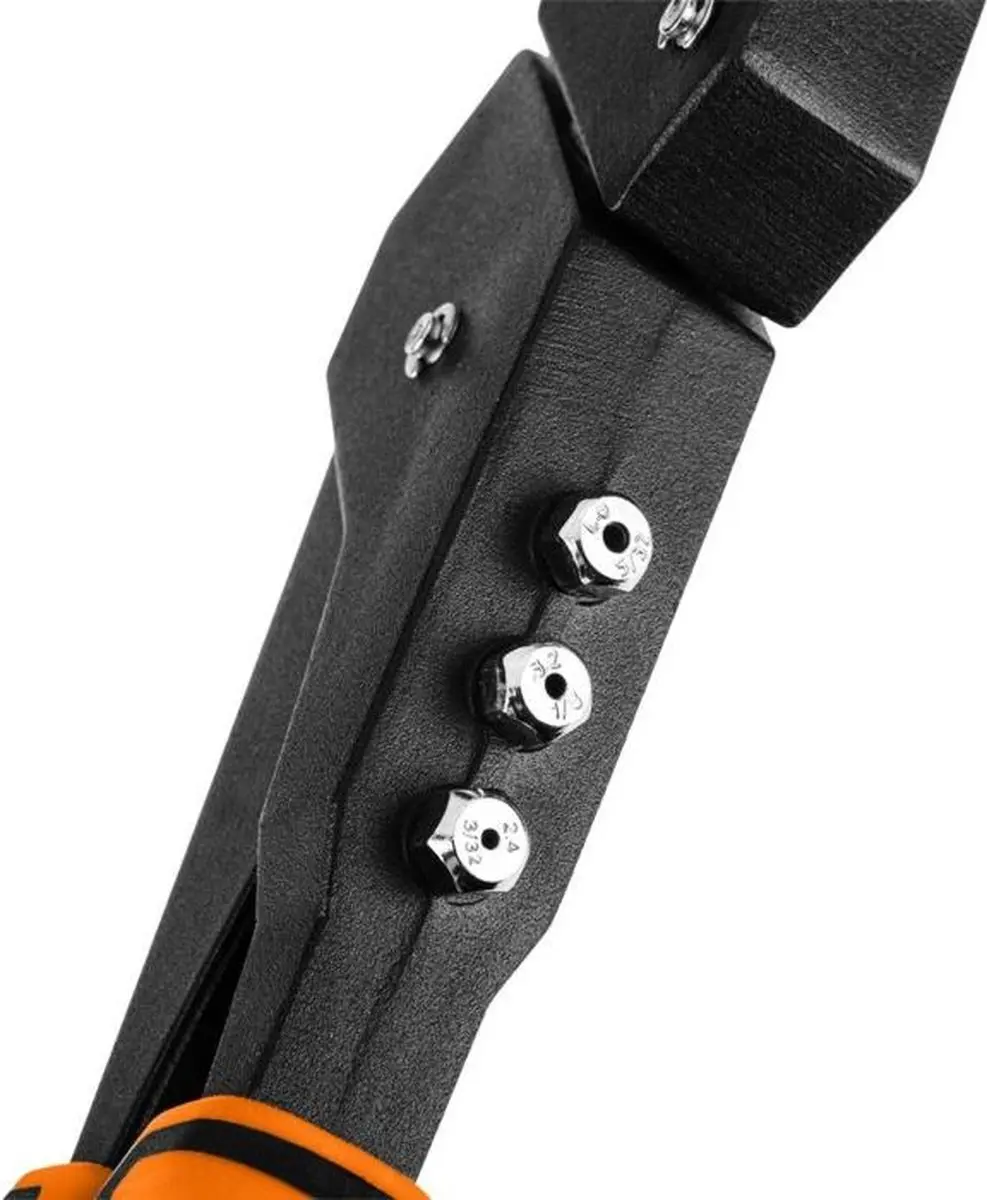 NEO TOOLS Serie - Stalen en Aluminium Blindklinknageltang - 2.4/3.2/4.0/4.8 mm - 360 Graden - Ergonomisch - afbeelding 5 van 6