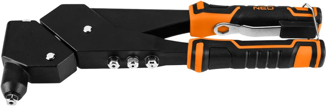 NEO TOOLS Serie - Stalen en Aluminium Blindklinknageltang - 2.4/3.2/4.0/4.8 mm - 360 Graden - Ergonomisch - afbeelding 2 van 6