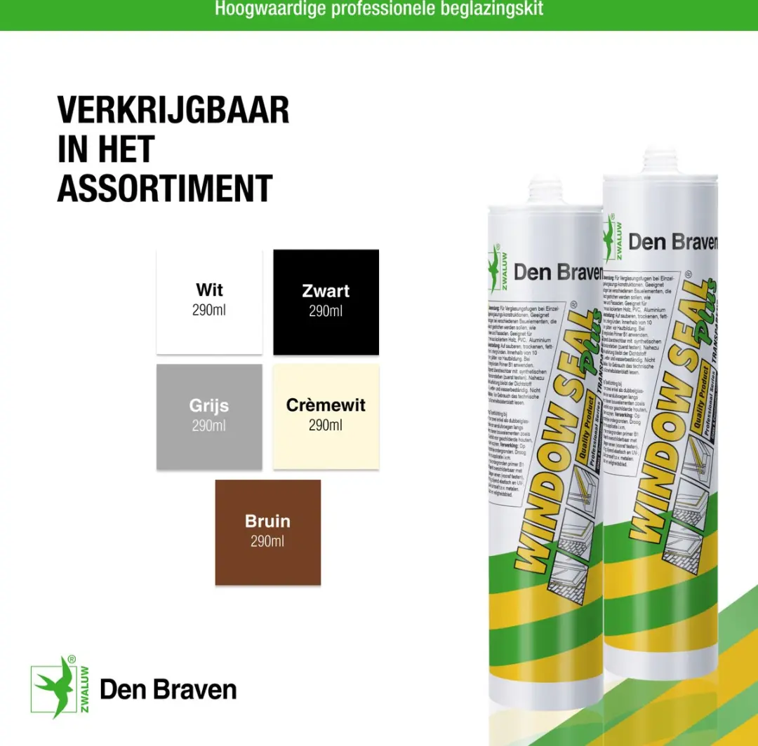 Zwaluw Windowseal Plus 310ml Wit - afbeelding 4 van 6