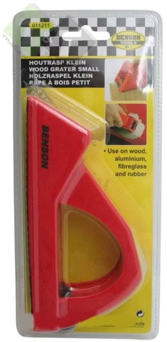 Benson Arrow Tech Houtrasp Klein 145mm - Rood - afbeelding 6 van 6
