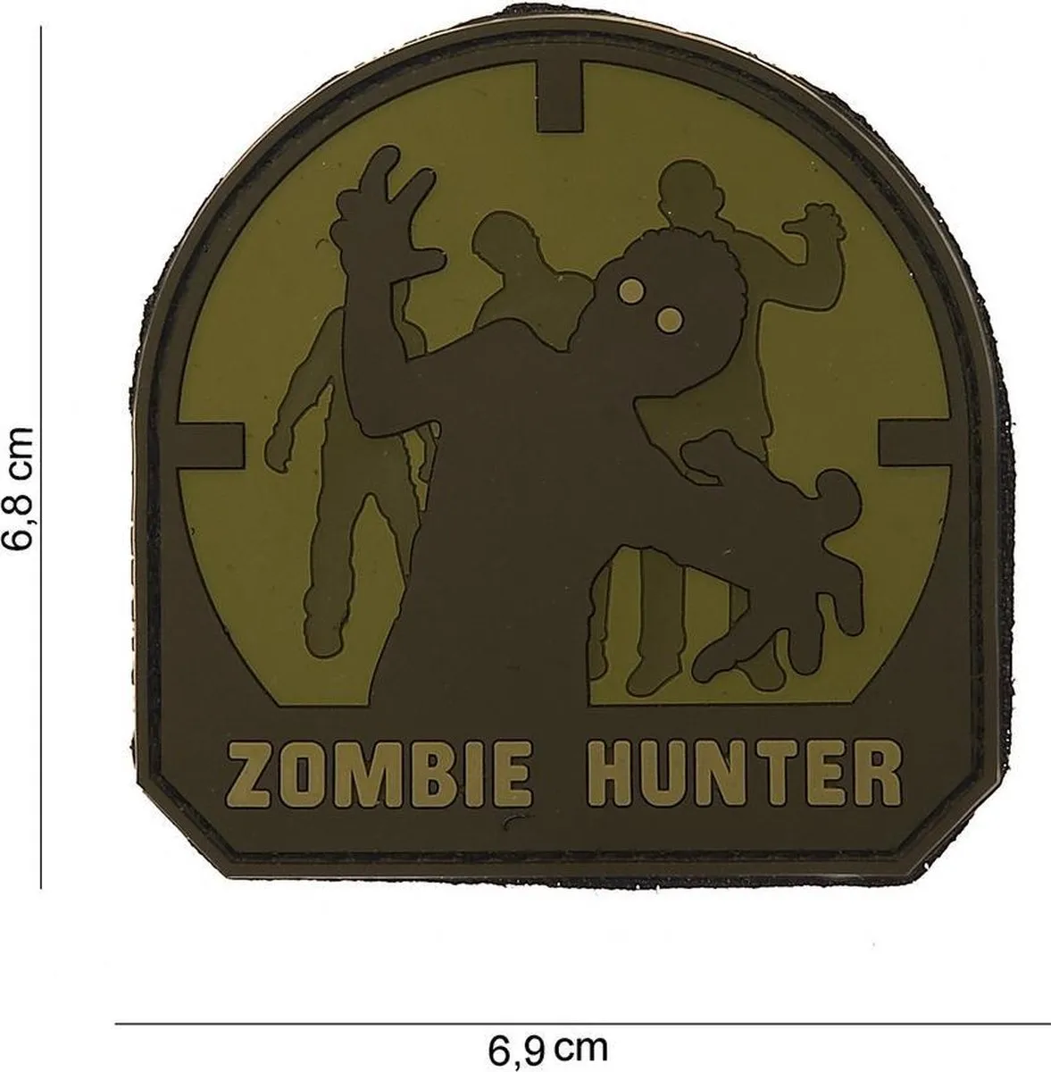 101 Inc Embleem 3D PVC Zombie Hunter Arid 12005