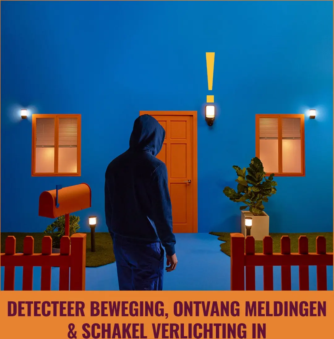 WiZ Security 929003283901 Buitenlamp met Camera - Zwart - afbeelding 4 van 6