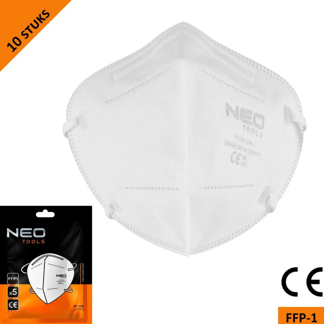Neo Tools stofmasker halfgelaatsmasker