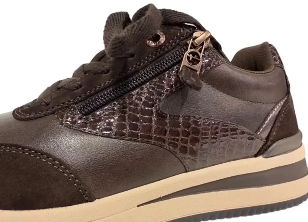 Tamaris Comfort Essentials Dames Sneakers - Mocca - afbeelding 3 van 6