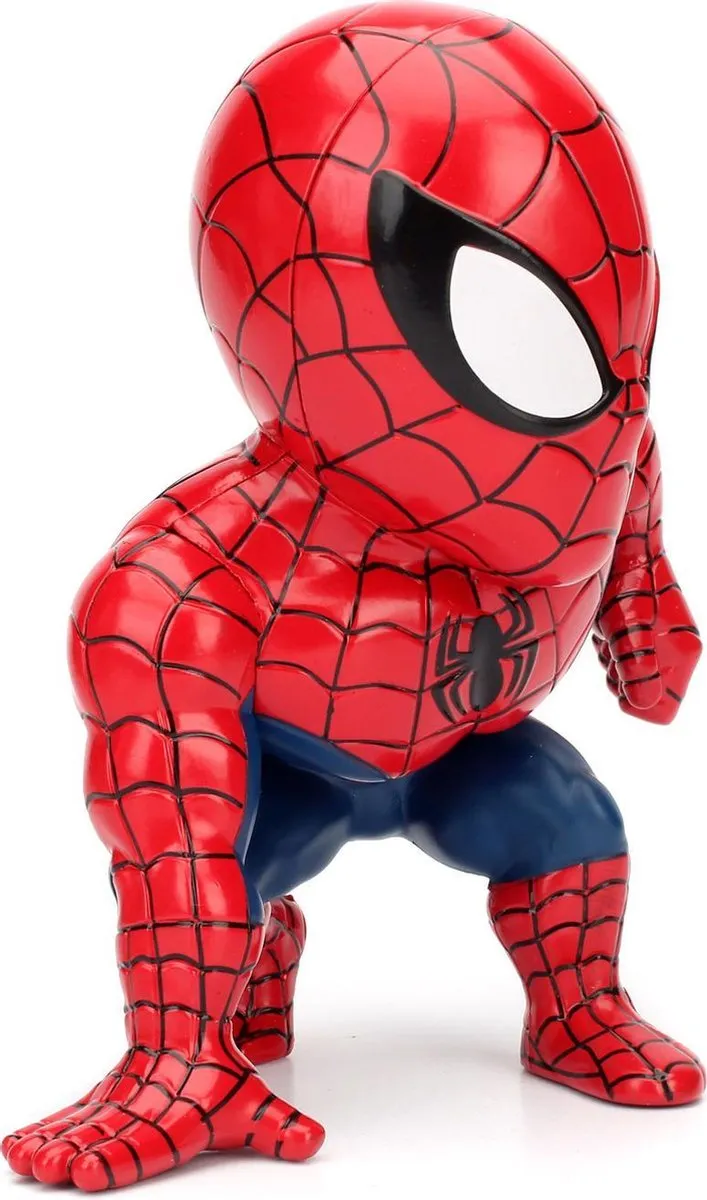 Marvel Simba Metaal Spiderman Figuur 15cm - Rood