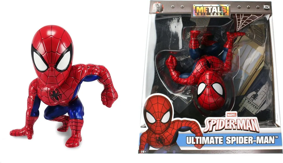 Marvel Simba Metaal Spiderman Figuur 15cm