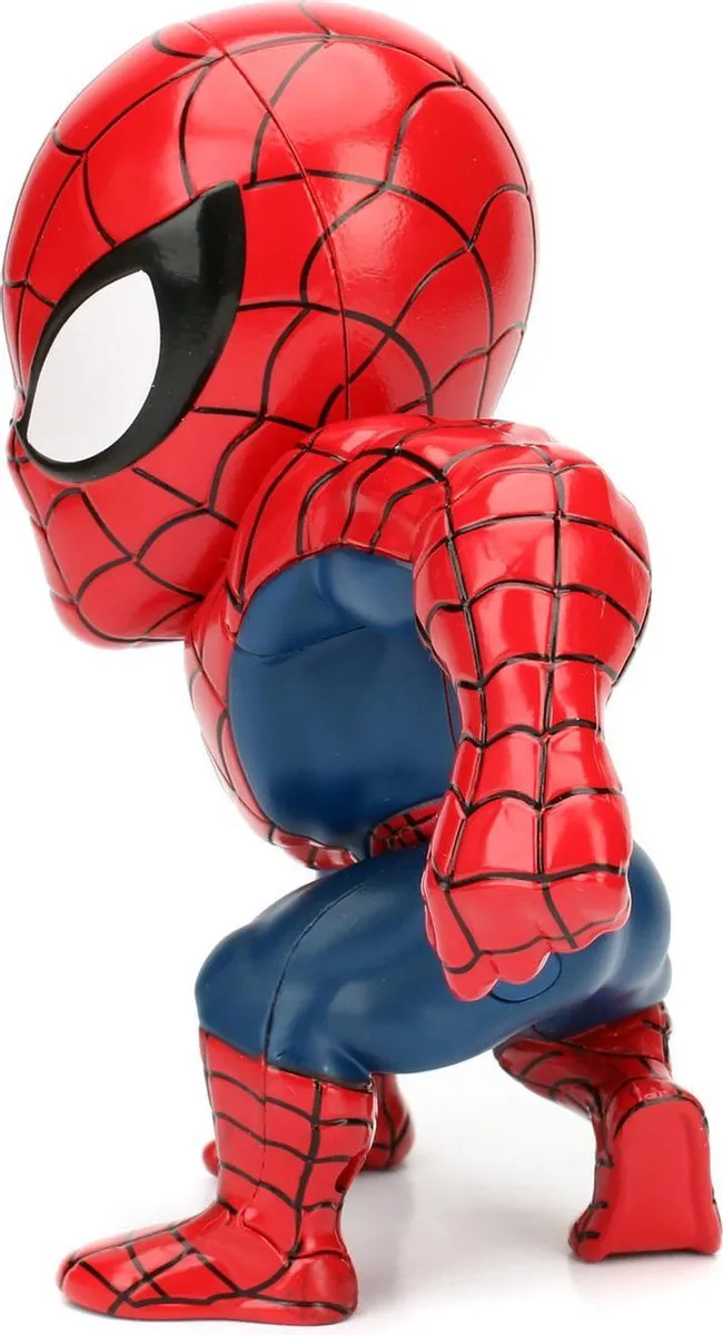 Marvel Simba Metaal Spiderman Figuur 15cm - Rood