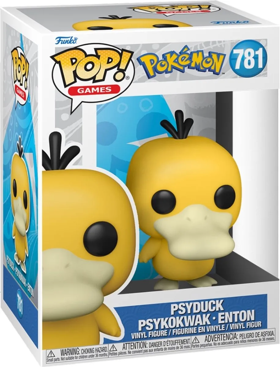 Funko Pop Games Pokémon Psyduck #781 - Multi