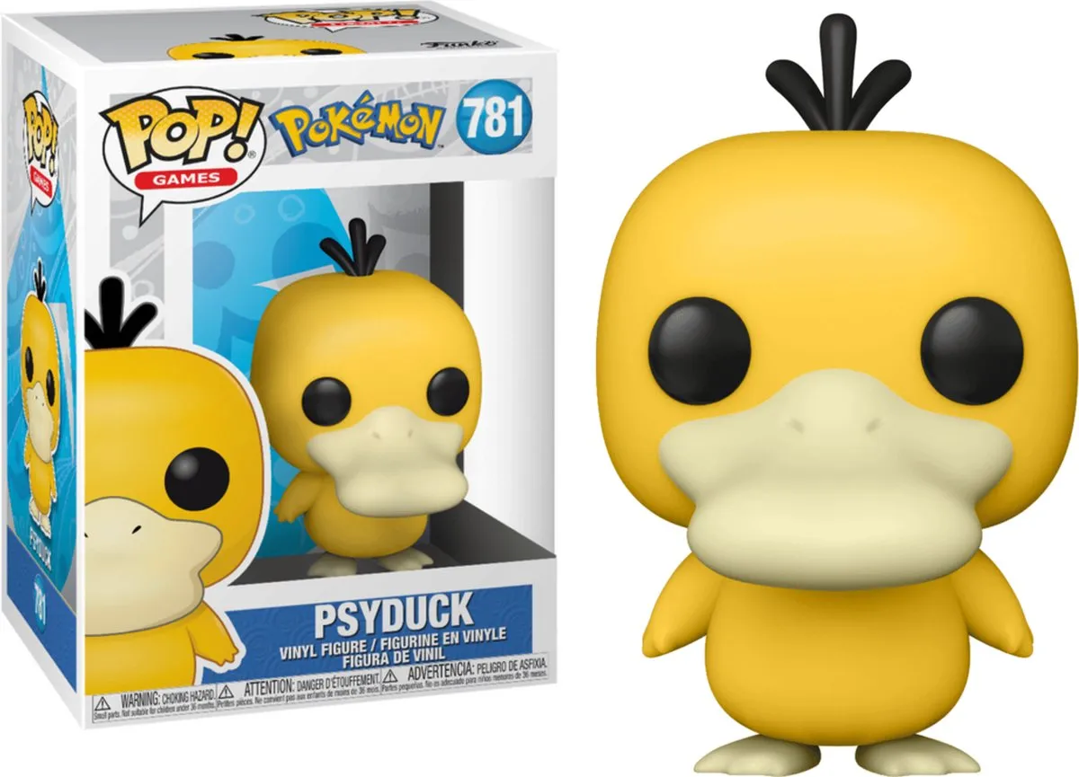 Funko Pop Games Pokémon Psyduck #781 - Multi