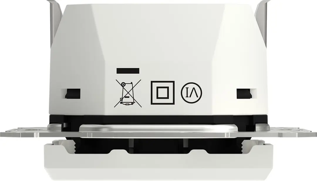 USB charger, 45W, type A+C Zonder frame, WIT, ASFORA - afbeelding 4 van 6