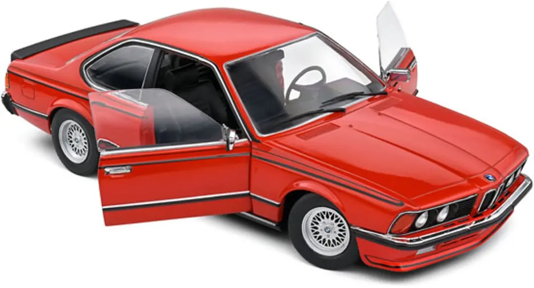 Solido BMW 635 CSI (E24) 1:18 Auto - Rood - afbeelding 3 van 6
