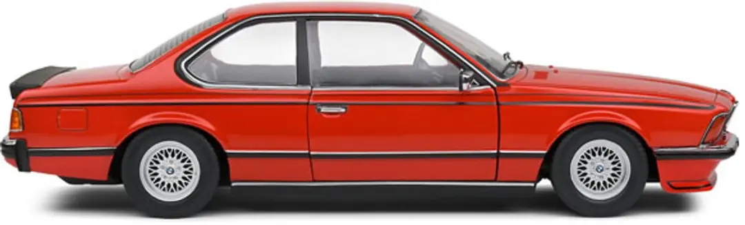 Solido BMW 635 CSI (E24) 1:18 Auto - Rood - afbeelding 2 van 6