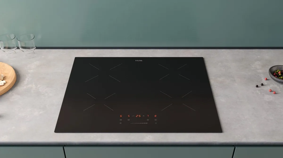 Etna KIS159ZT Inductiekookplaat 59cm - 4 Zones - Zwart