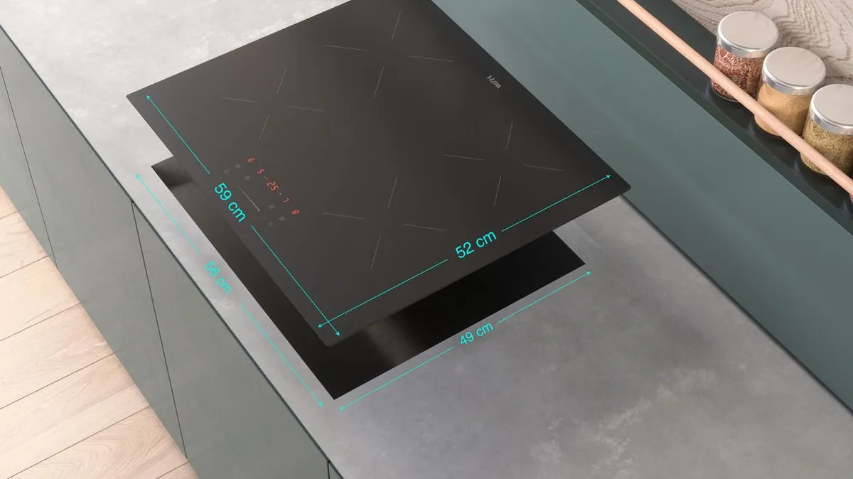 Etna KIS159ZT Inductiekookplaat 59cm - 4 Zones - Zwart - afbeelding 6 van 6