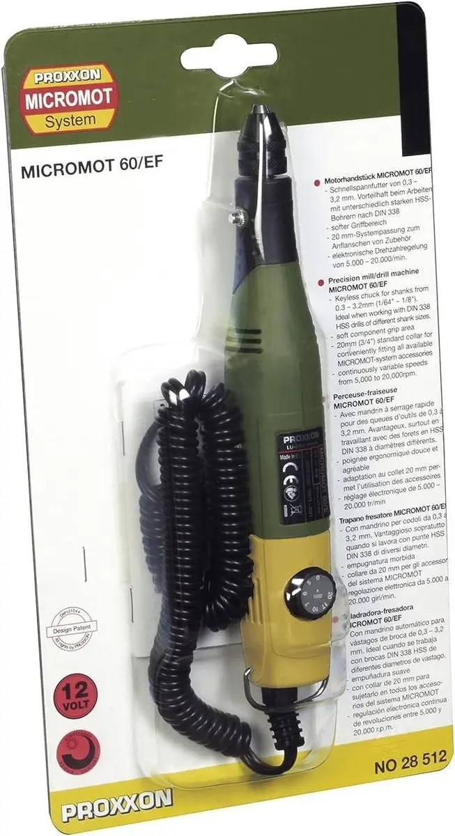 Proxxon Micromot 60/EF 28 512 Multifunctioneel Gereedschap - afbeelding 3 van 6
