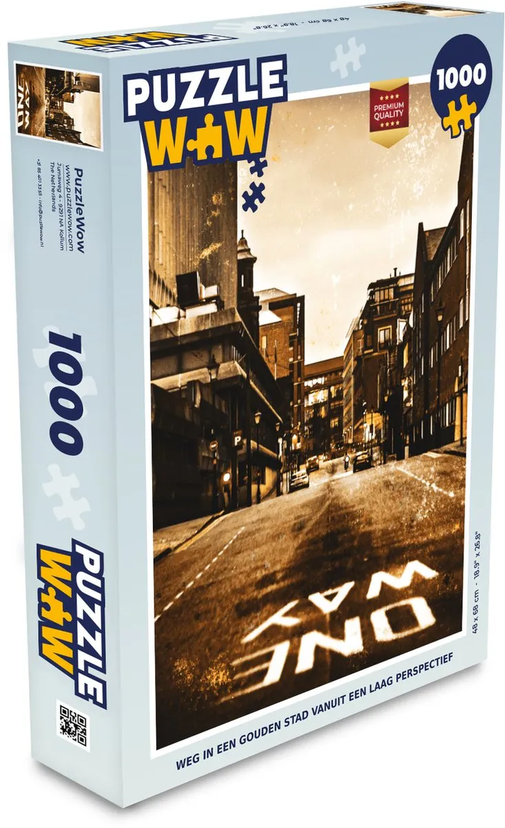 PuzzleWow Wegen Legpuzzel 1000 Stuks