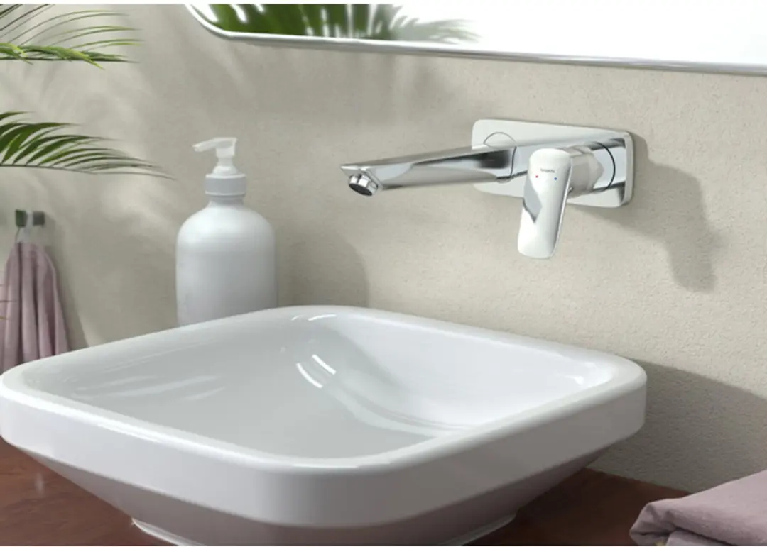 Hansgrohe Logis ééngreeps wastafelmengkraan 71220000 - Chroom - afbeelding 3 van 6