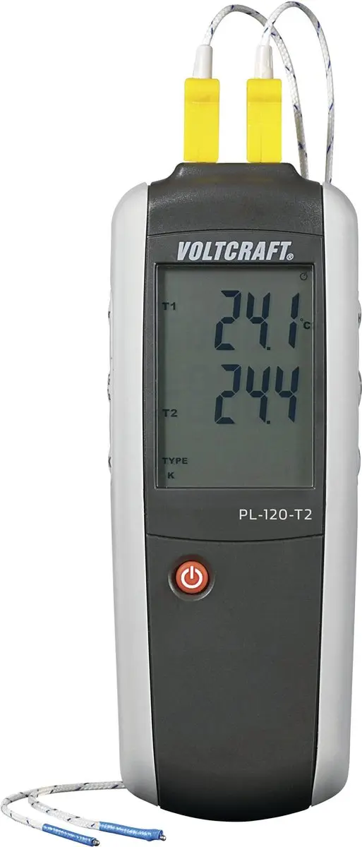 Voltcraft PL-120 T2 Temperatuurmeter -200 tot +1372 °C