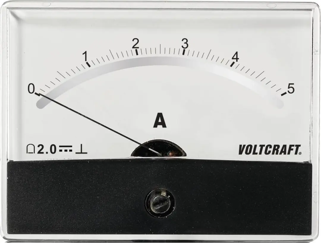 Voltcraft AM-86X65/5A/DC Inbouwmeter Draaispoel - afbeelding 3 van 6