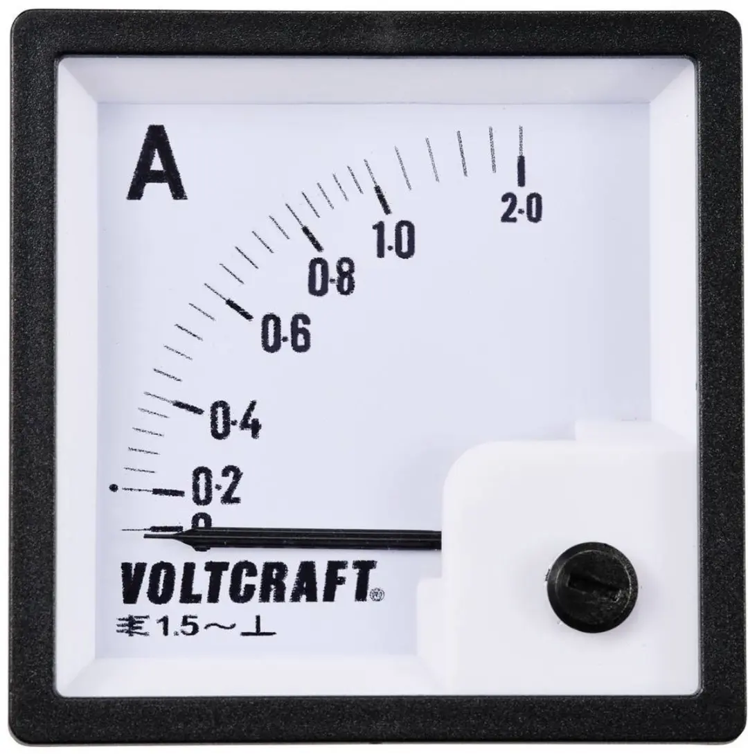 Voltcraft AM-72X72/1A Analoog inbouwmeetinstrument 1A