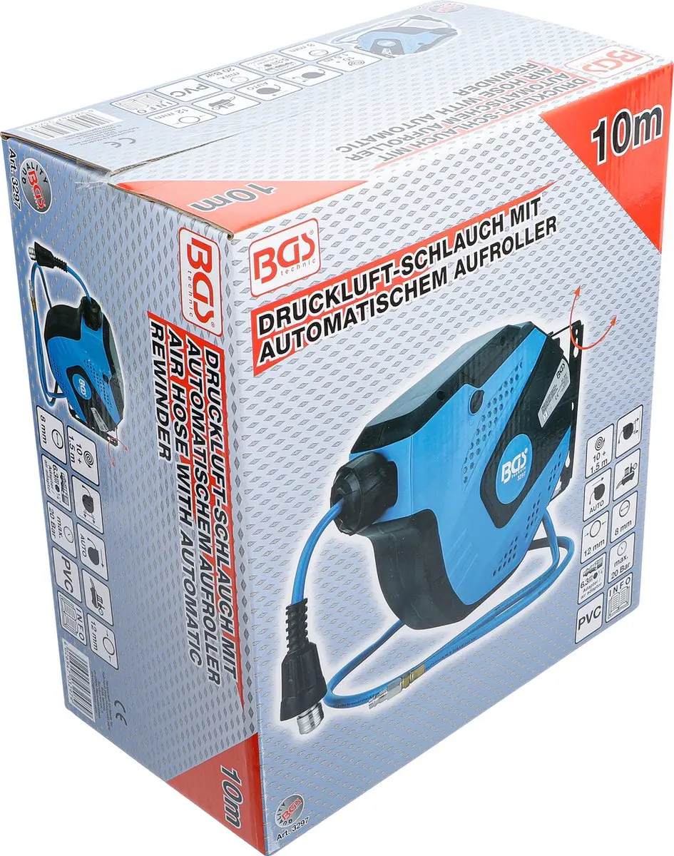 BGS technic 3297 Persluchtslang met Oproller
