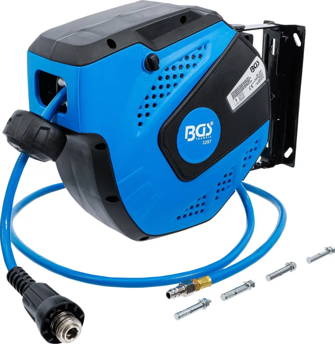 BGS technic 3297 Persluchtslang met Oproller - 10 m - afbeelding 2 van 6