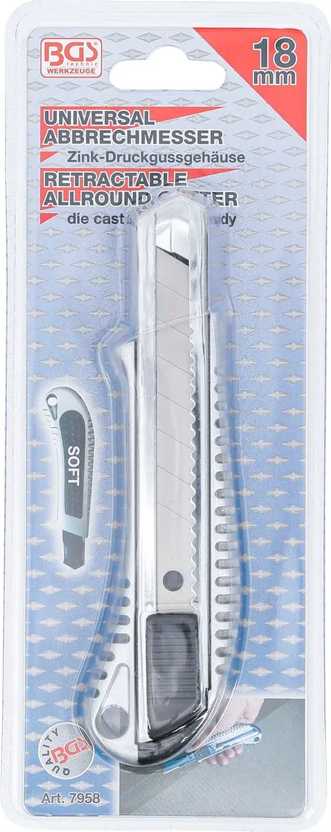 BGS Afbreekmes mesbreedte 18 mm